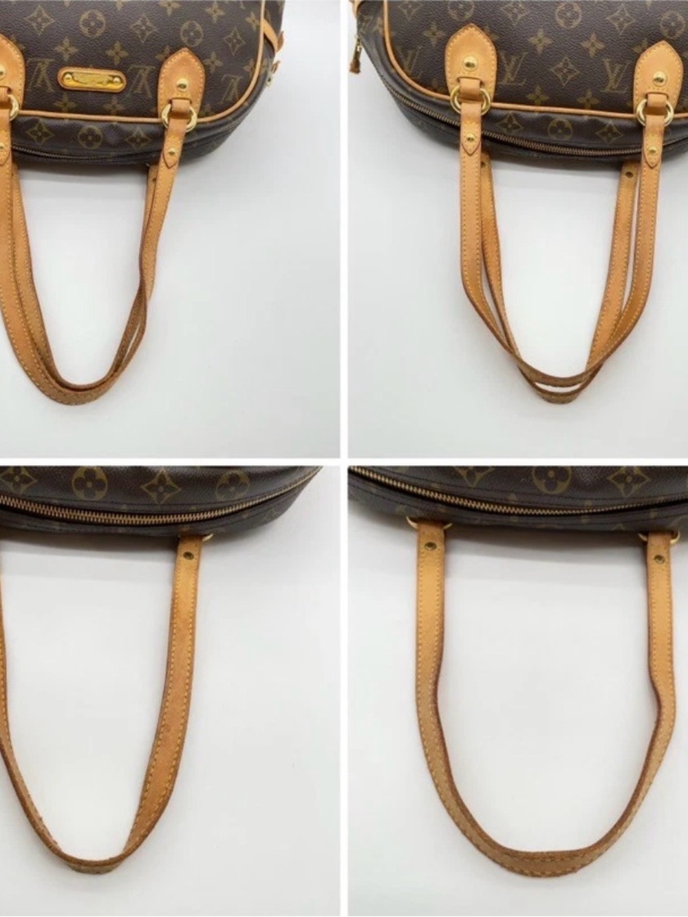 Louis Vuitton Monogram Canvas Shoulder Bag with Vachetta Trim - Picture 8 of 16